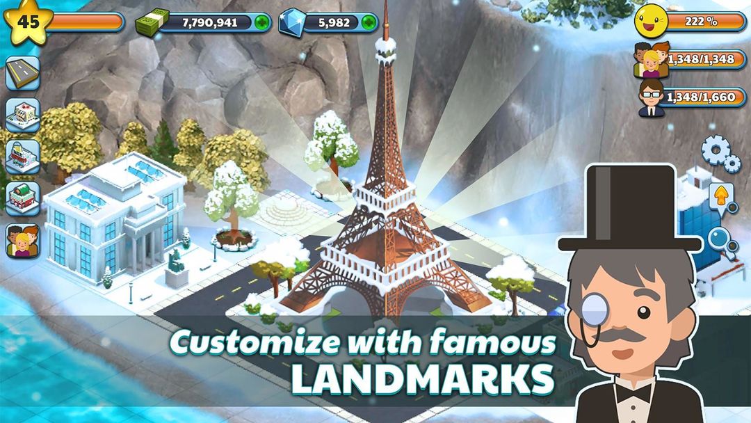 Screenshot of Snow Town - Ice Village City