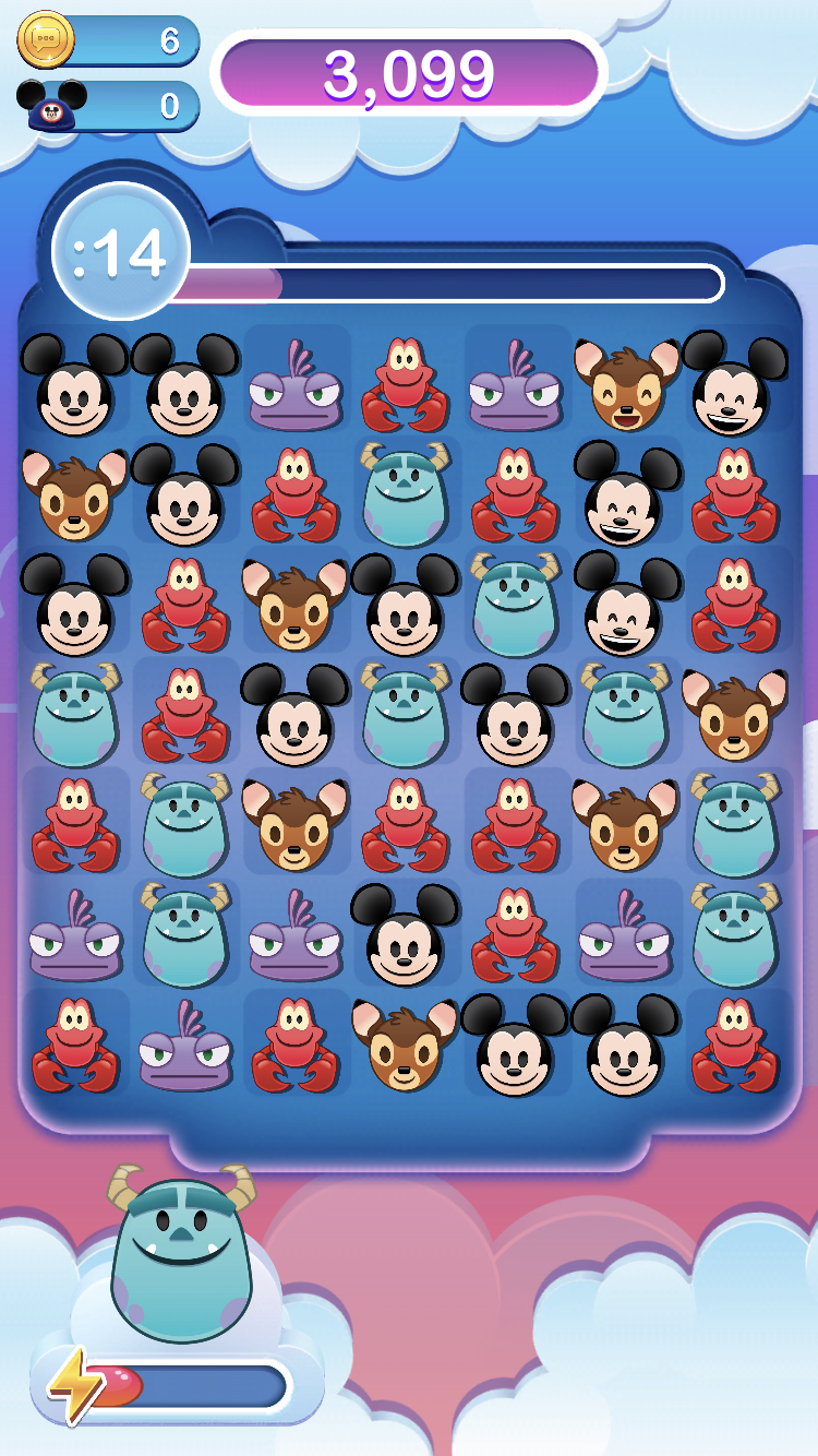 Cuplikan Layar Game Disney Emoji Blitz