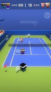 Ketchapp Tennis Game Screenshot