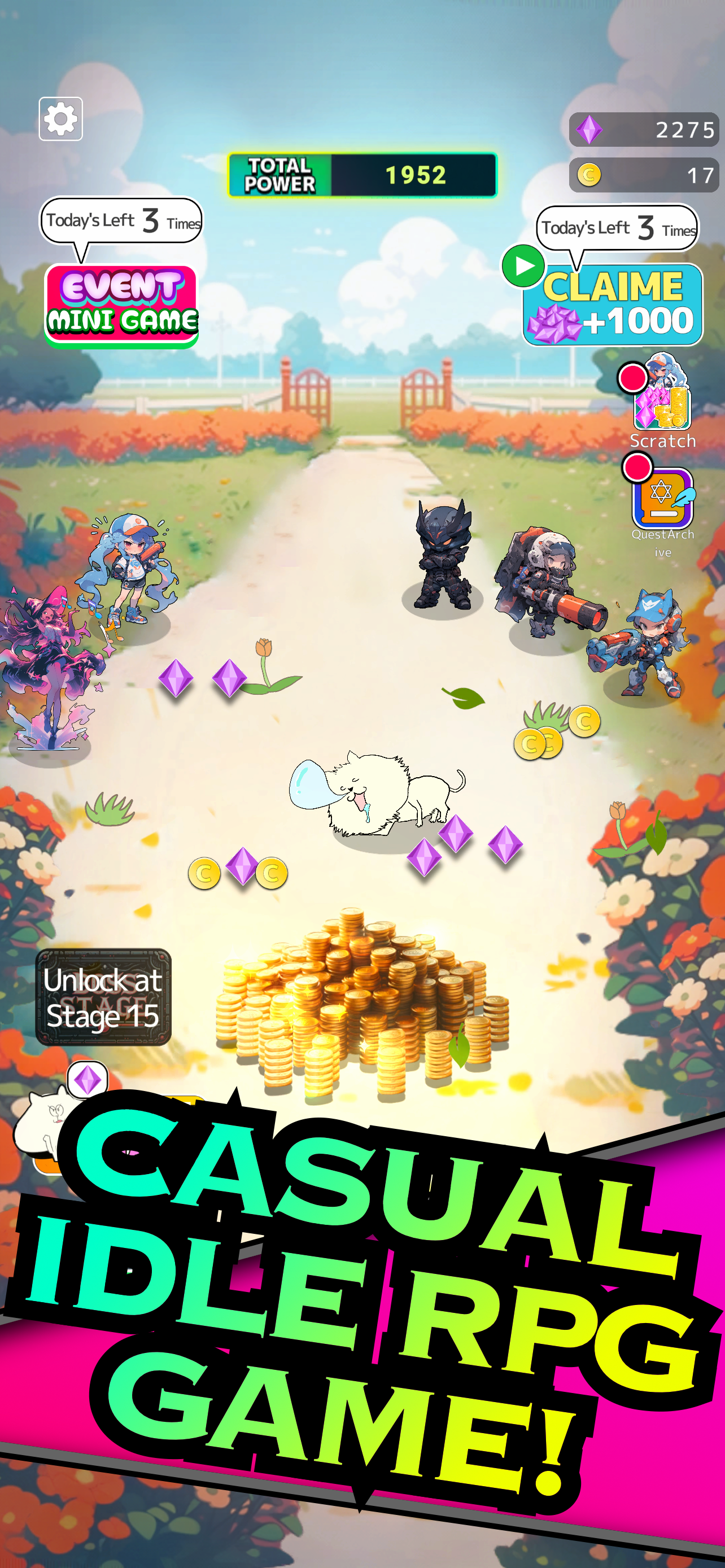 Green's Secret Idle Gameplay - Idle RPG Game Android APK Download