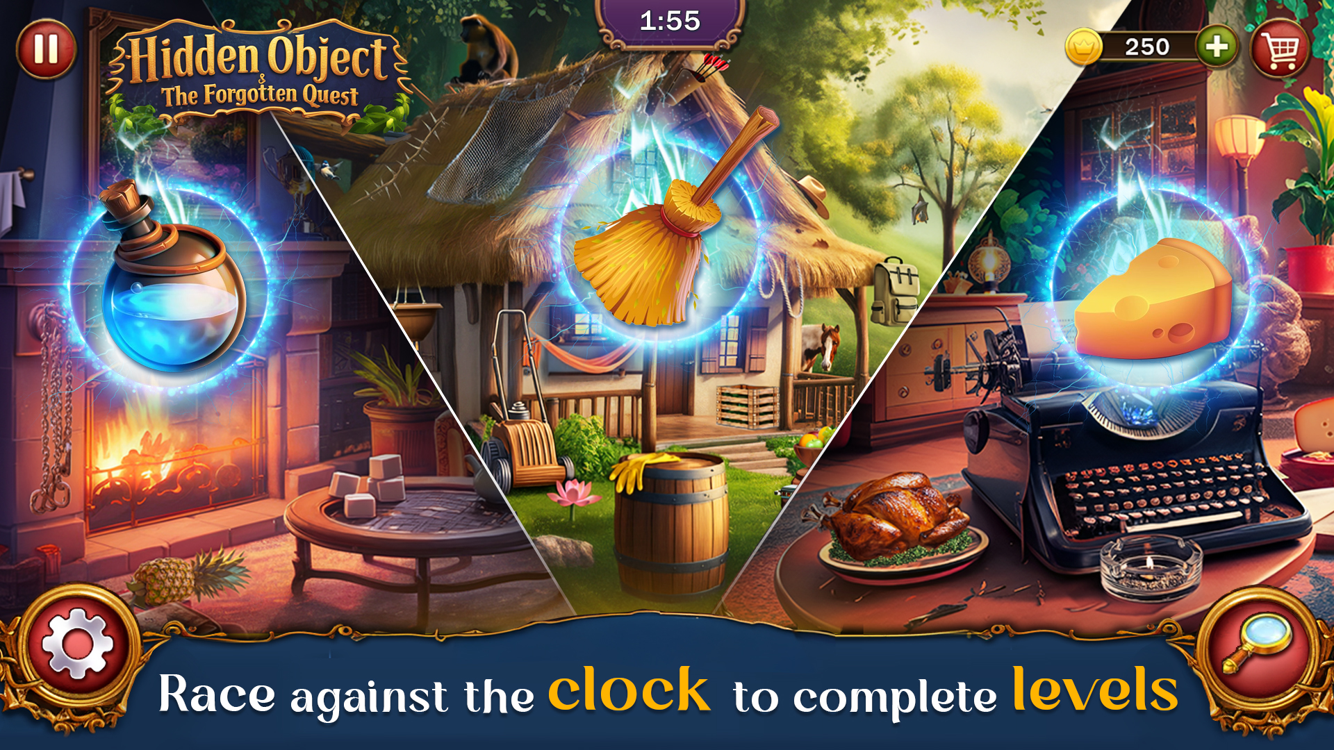Hidden Object: Forgotten Quest Game Screenshot