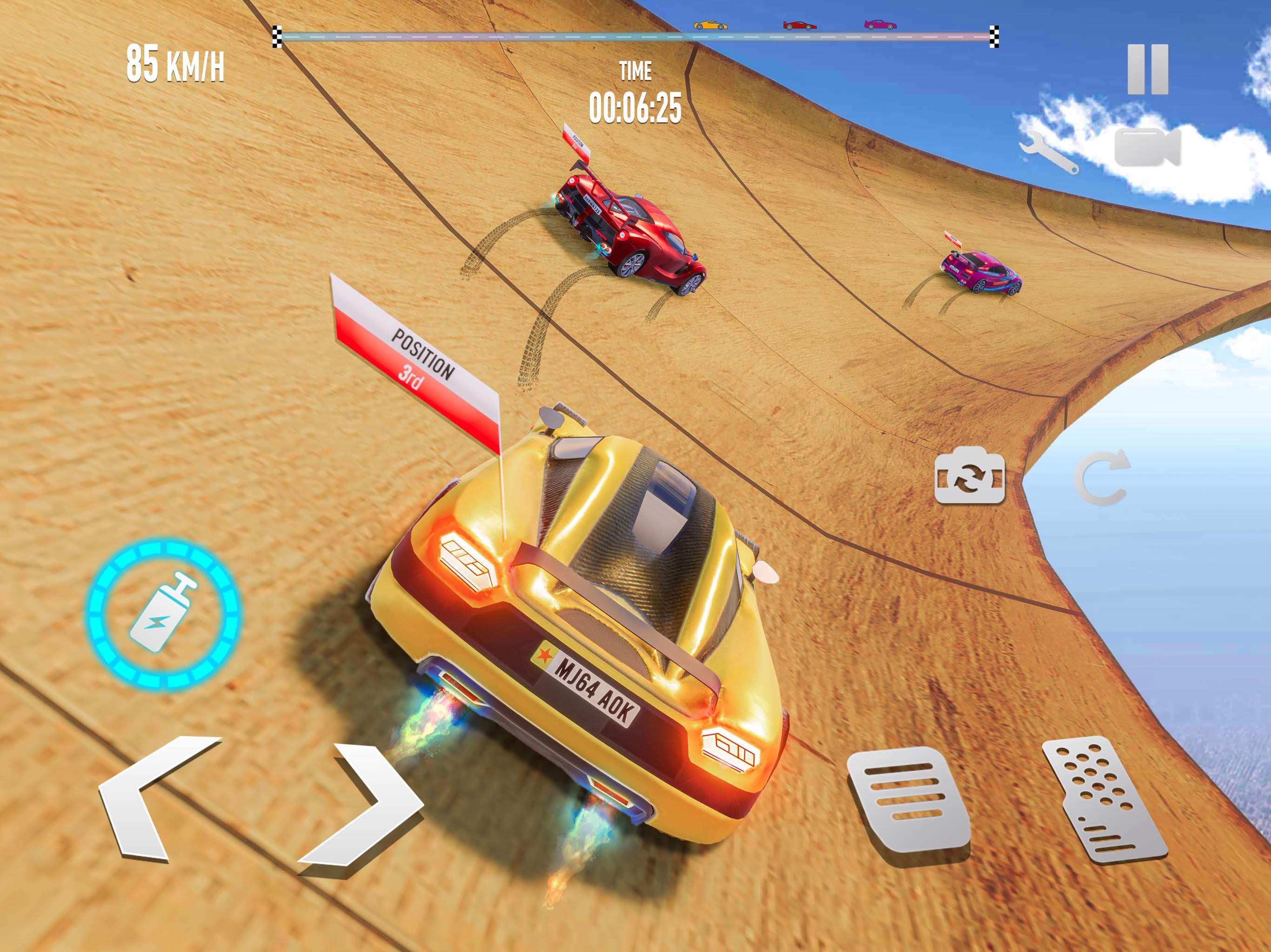 Superhero Car Racing Master 3D Game Screenshot