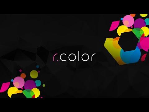 Screenshot of the video of r.color／Sense of color GAME