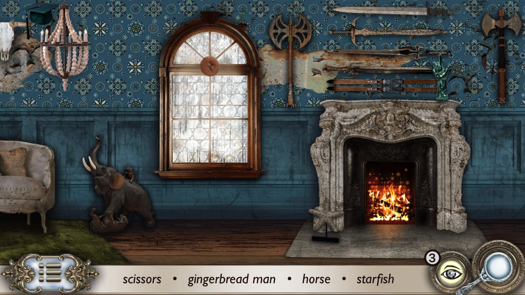Beauty and Beast Hidden Object screenshot game