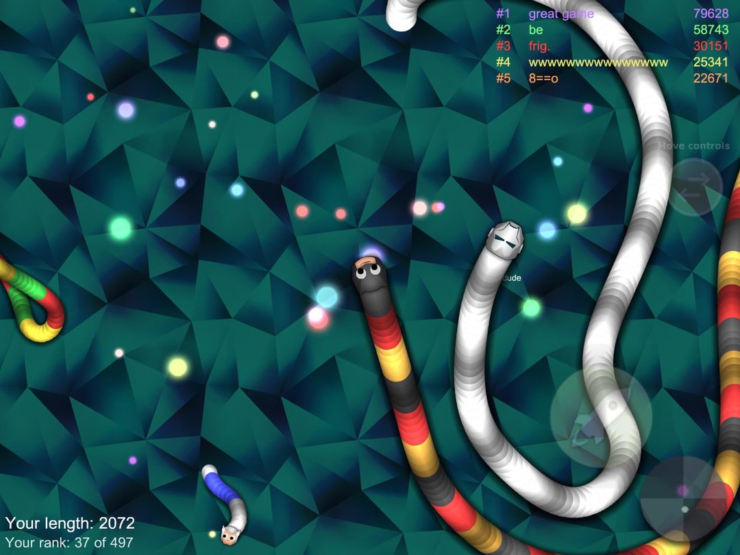 지렁이 키우기.io 2019 - 지렁이게임 게임 스크린 샷