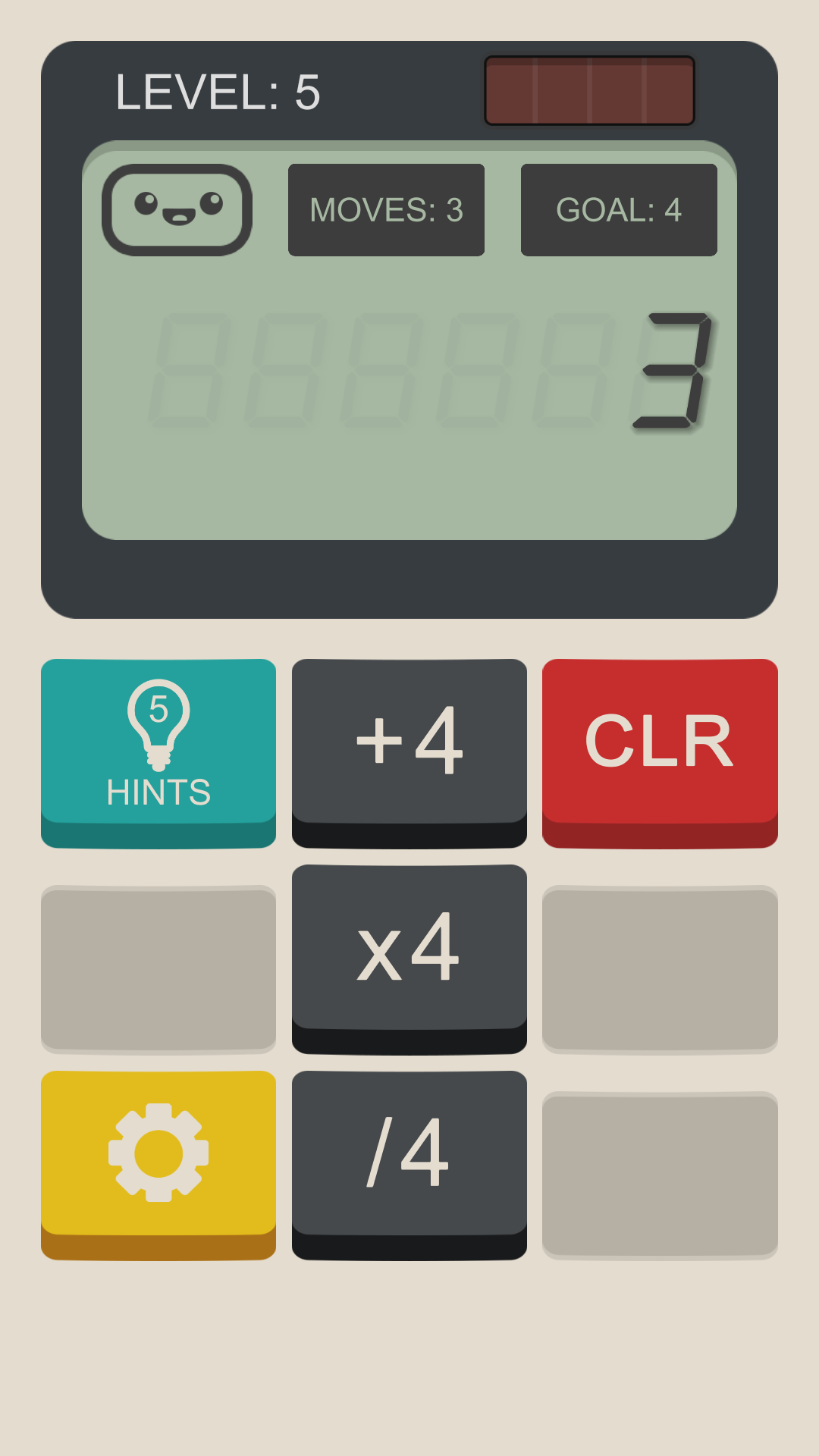 Cuplikan Layar Game Calculator: The Game