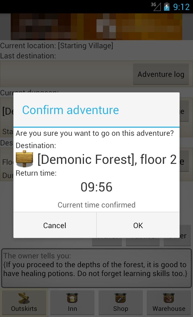 Screenshot of Logging Quest 2