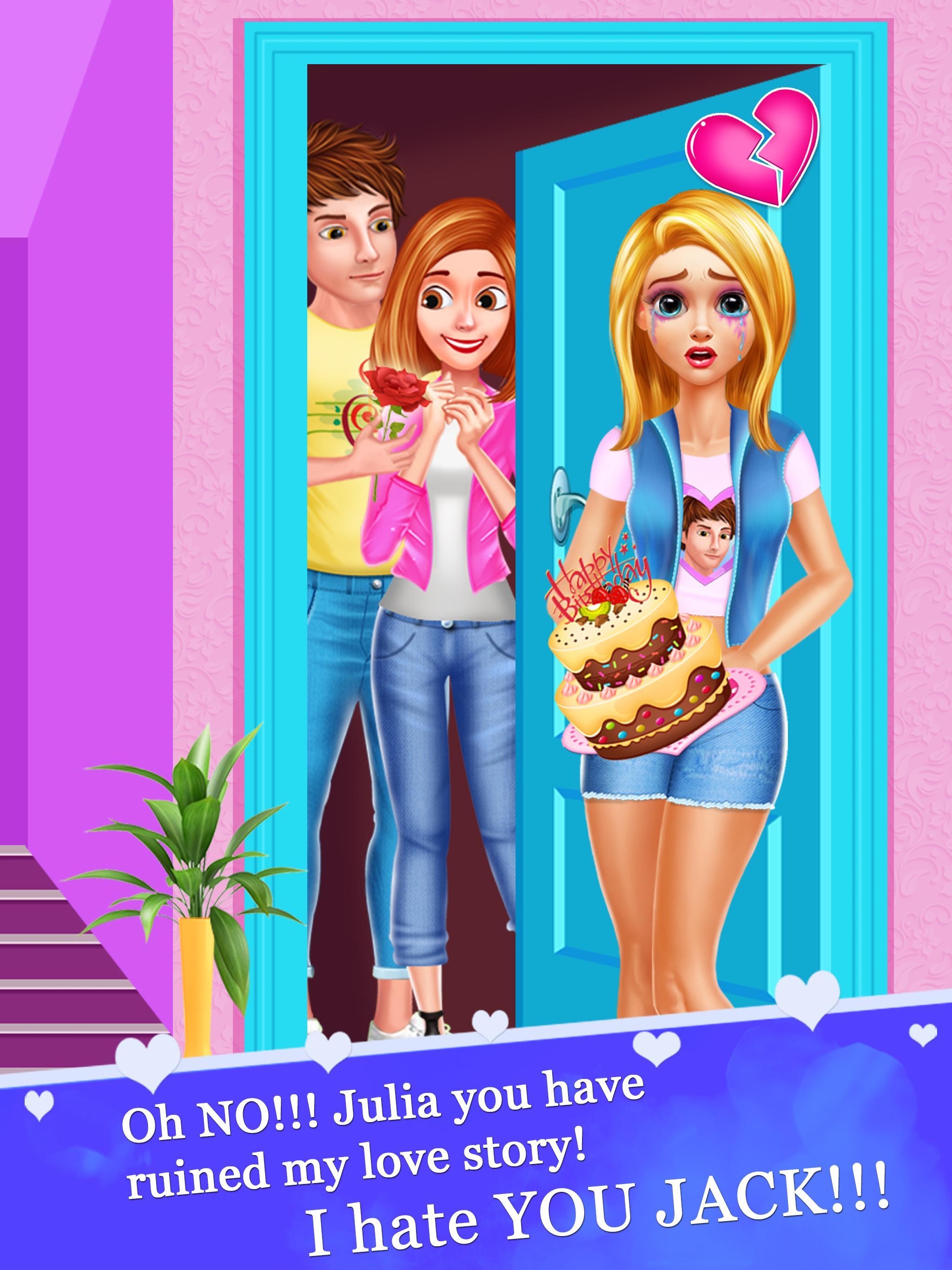 Girlfriend Breakup Story - Teen Love Choices Game Screenshot