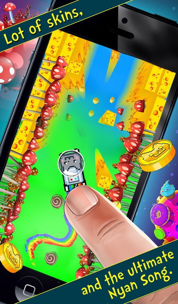 Скриншот игры Nyan Cat: The Space Journey