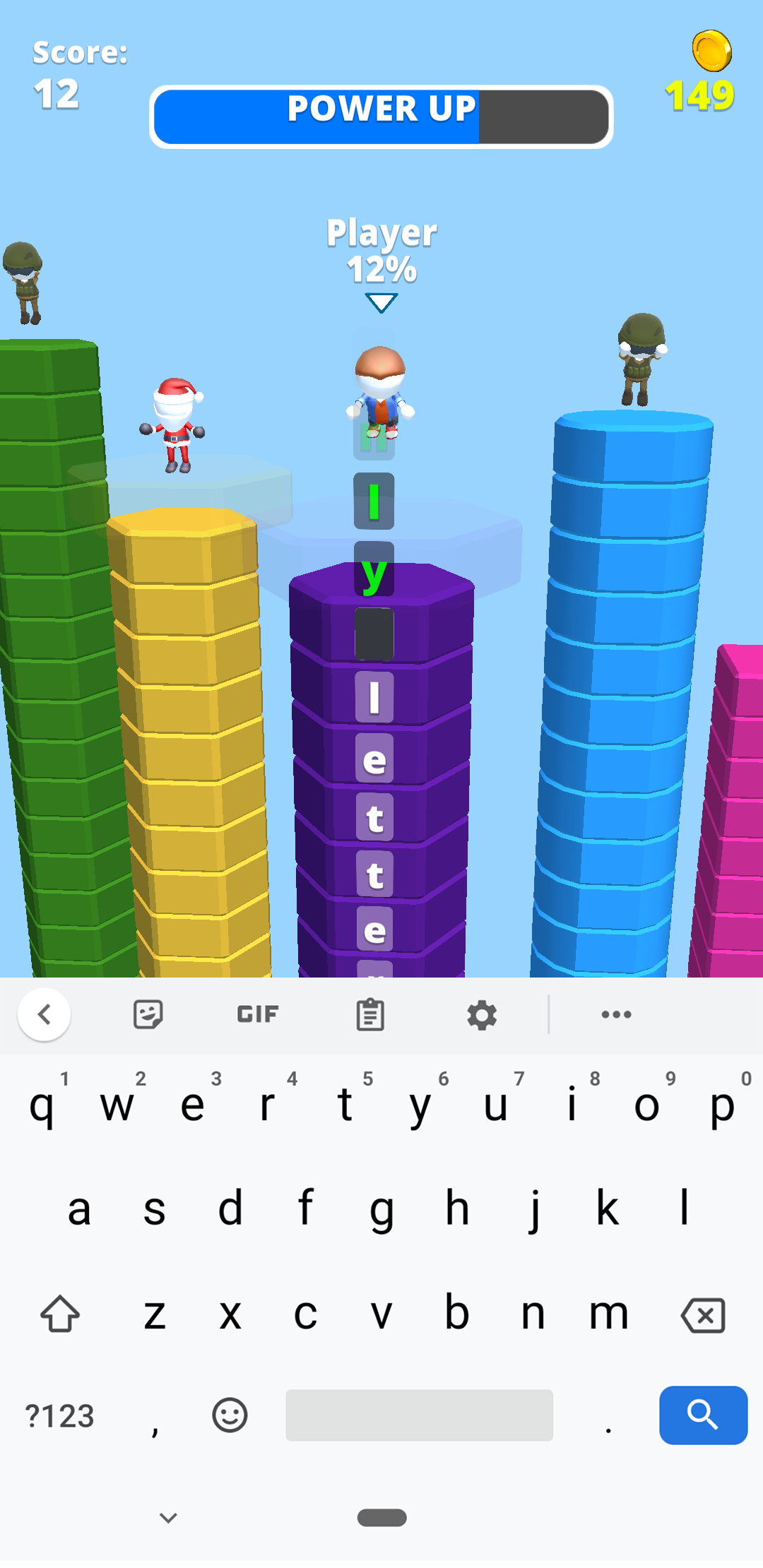 Cuplikan Layar Game Tower Type