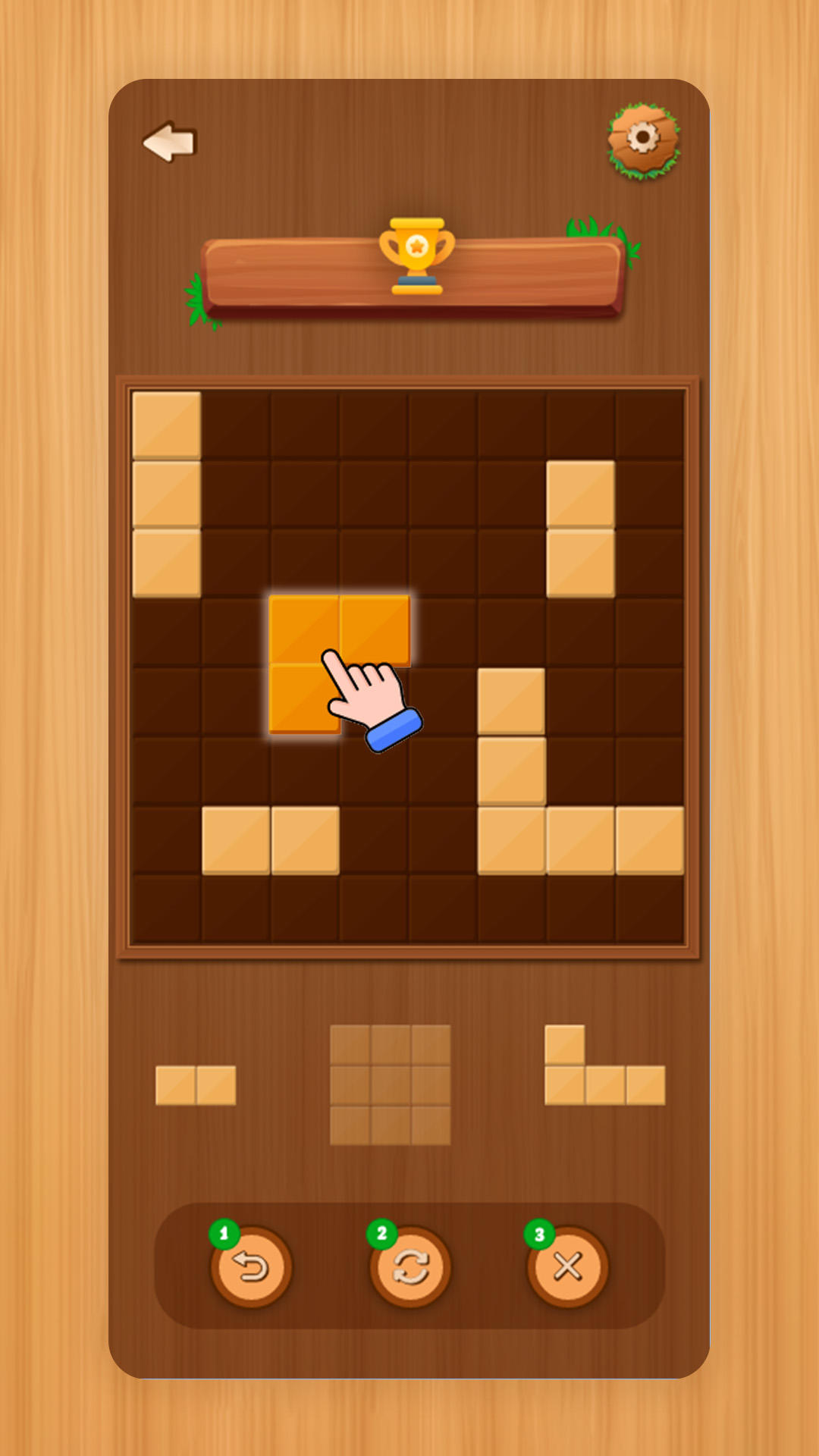 Wood Brick Puzzle Game - Wood Block Puzzle Free Game - Classic Woody Blocks  Fun Game::Appstore for Android