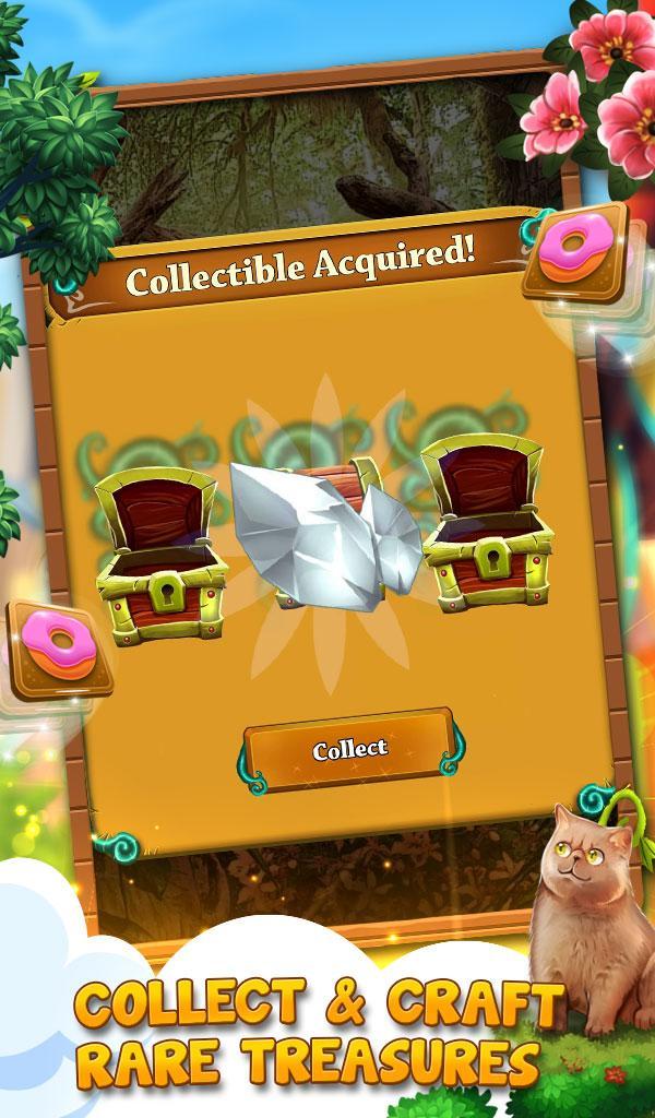 Cool Cats: Match 3 Quest - New Puzzle Game ภาพหน้าจอเกม