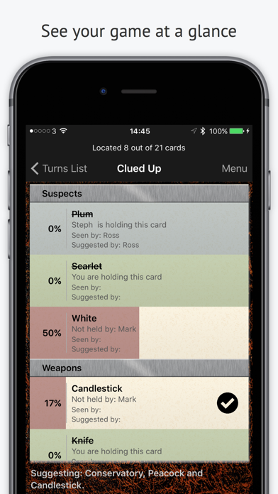 Klued Up Pro Board Game Solver Game Screenshot
