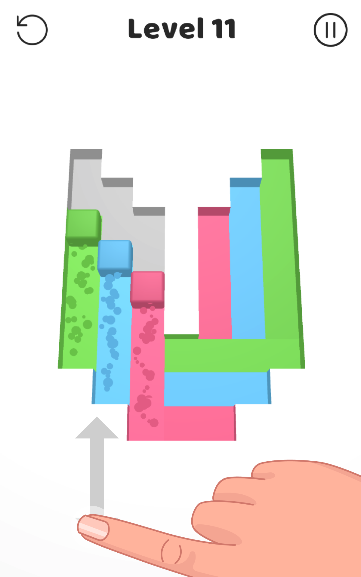 Screenshot of Color Swipe