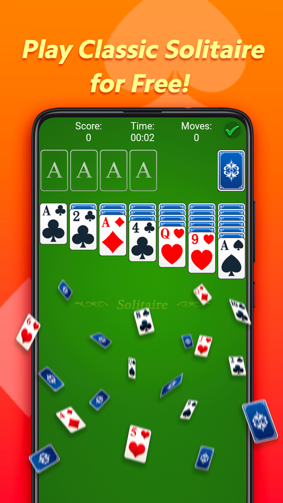 Screenshot 1 of Solitaire Classic - 2020 အခမဲ့ Poker ဂိမ်း 1.3.2