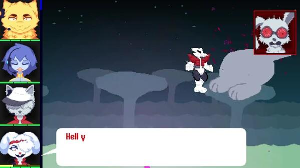 Screenshot of the video of A Whole Wolfrush