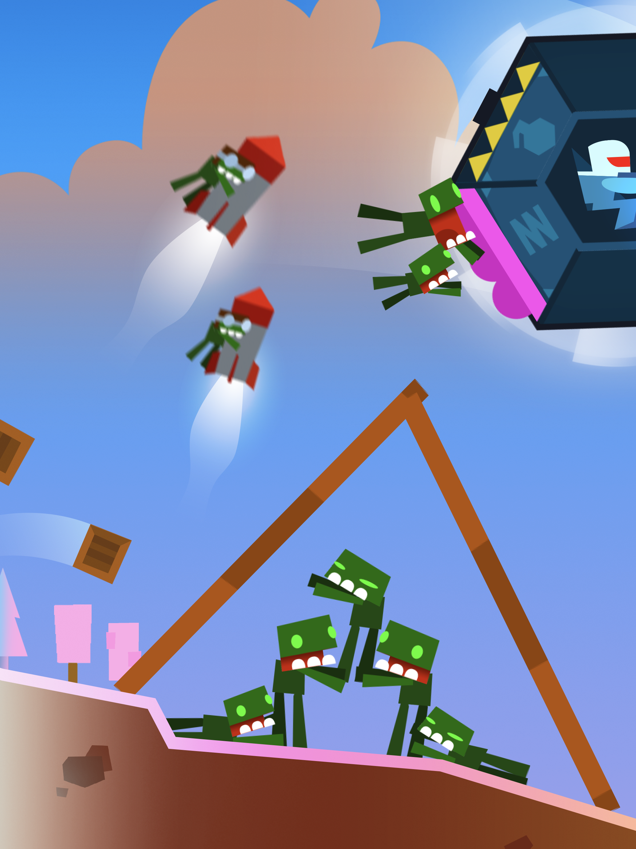 Downhill Smash Game Screenshot