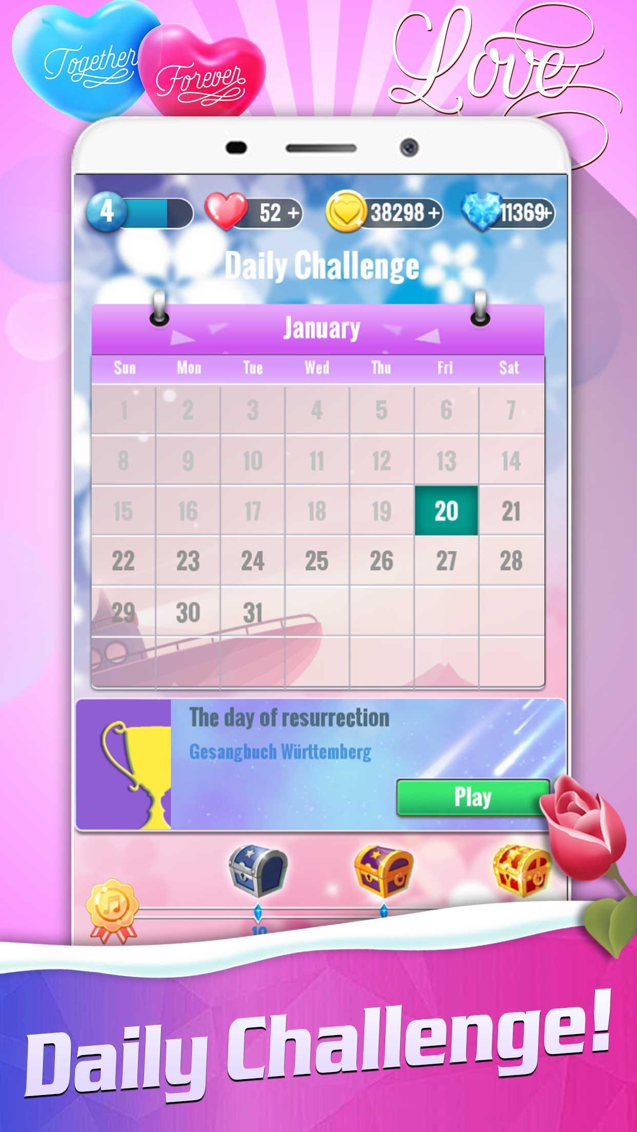 Cuplikan Layar Game Piano Music Tiles 2: Romance