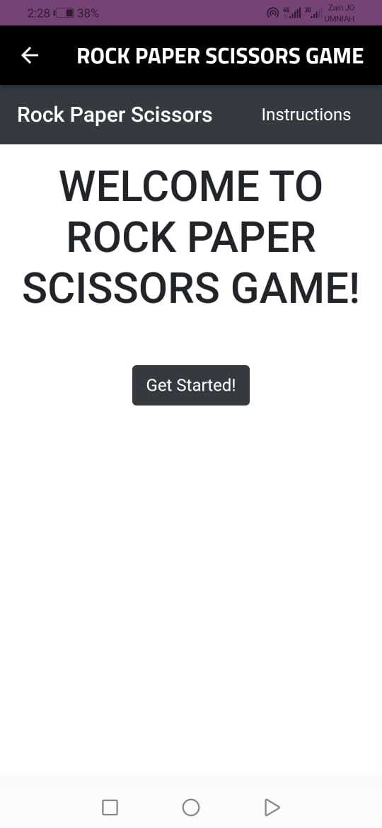 Screenshot 1 of रॉक पेपर कैंची खेल 1