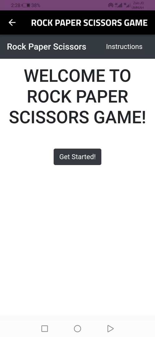 ROCK PAPER SCISSORS GAME screenshot game