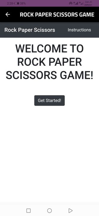Screenshot 1 of ROCK PAPER SCISSORS GAME 1