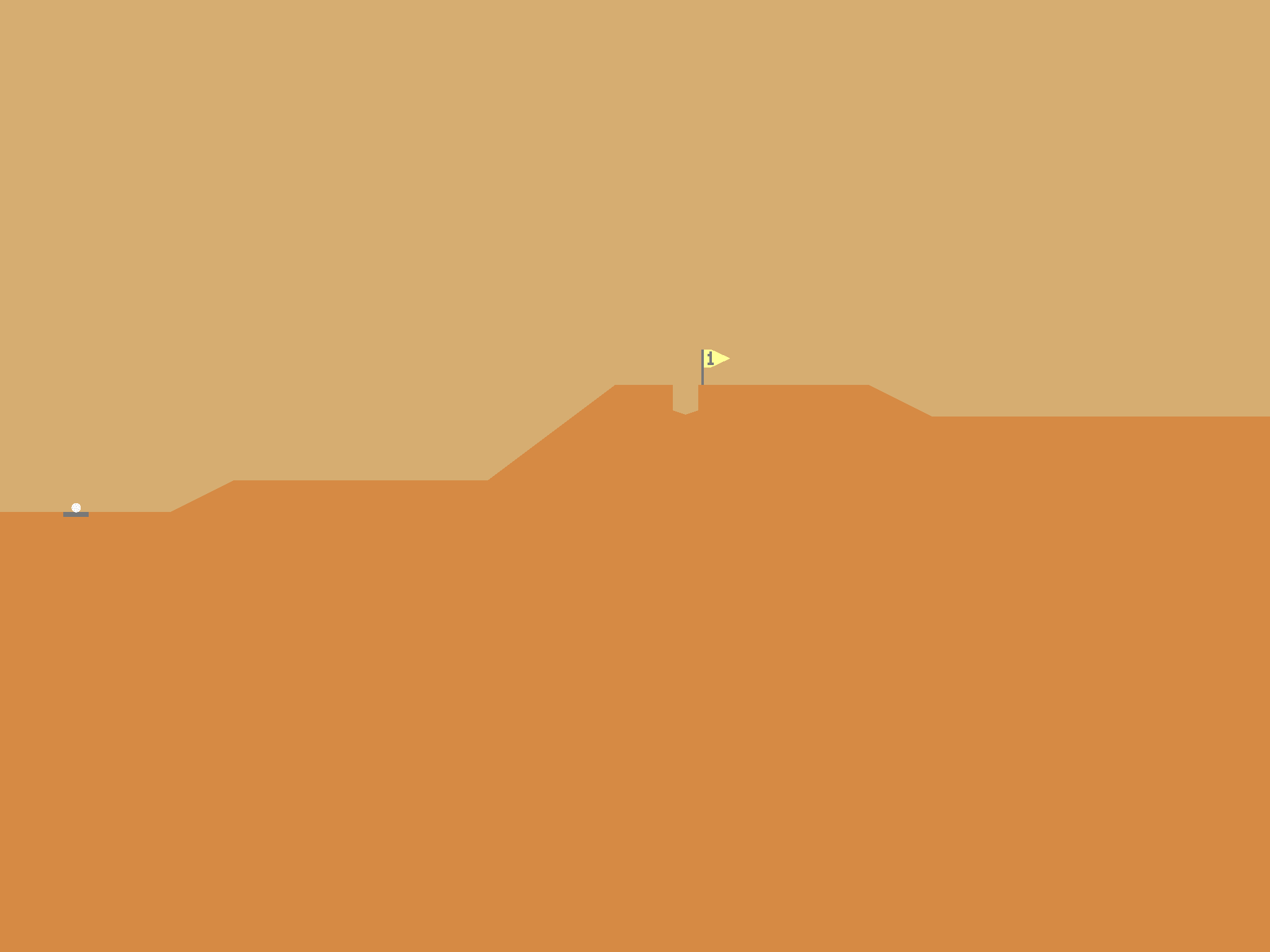 Desert Golfing ゲームのスクリーンショット