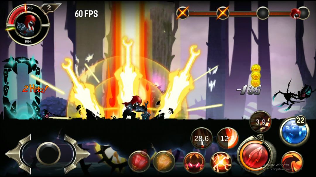 Screenshot of Stickman Ninja warriors : The last Hope
