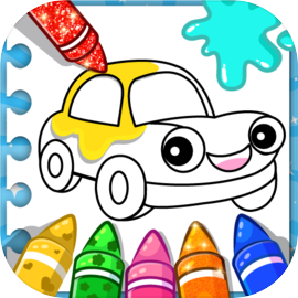 Cars Coloring Book for Kids - Doodle, Paint & Draw