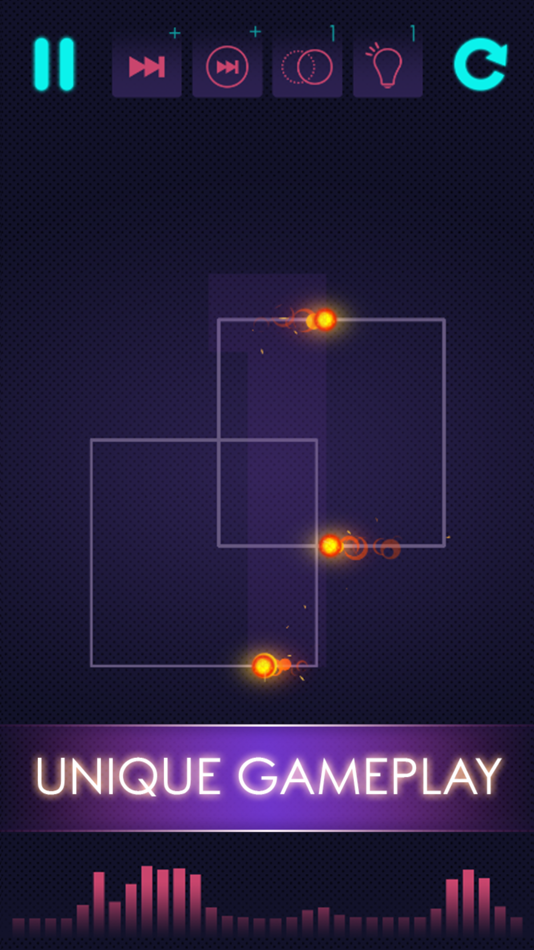 Beat Balls: The magic loop Game Screenshot