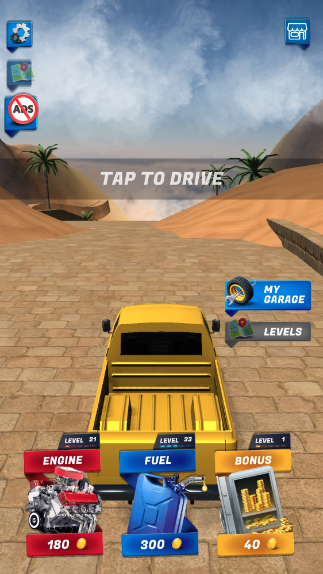 Car Jump Crash Game Screenshot