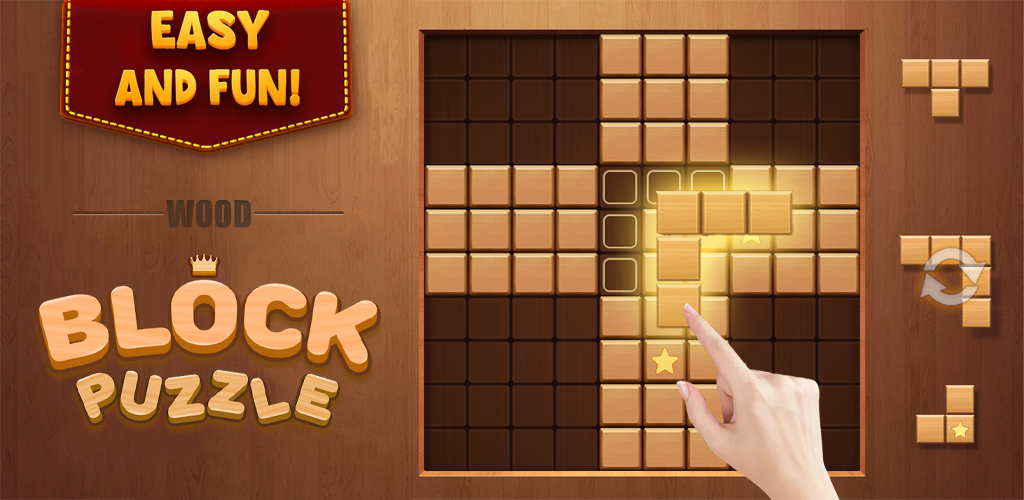 Screenshot dari video Block Puzzle Wood Blast Games!