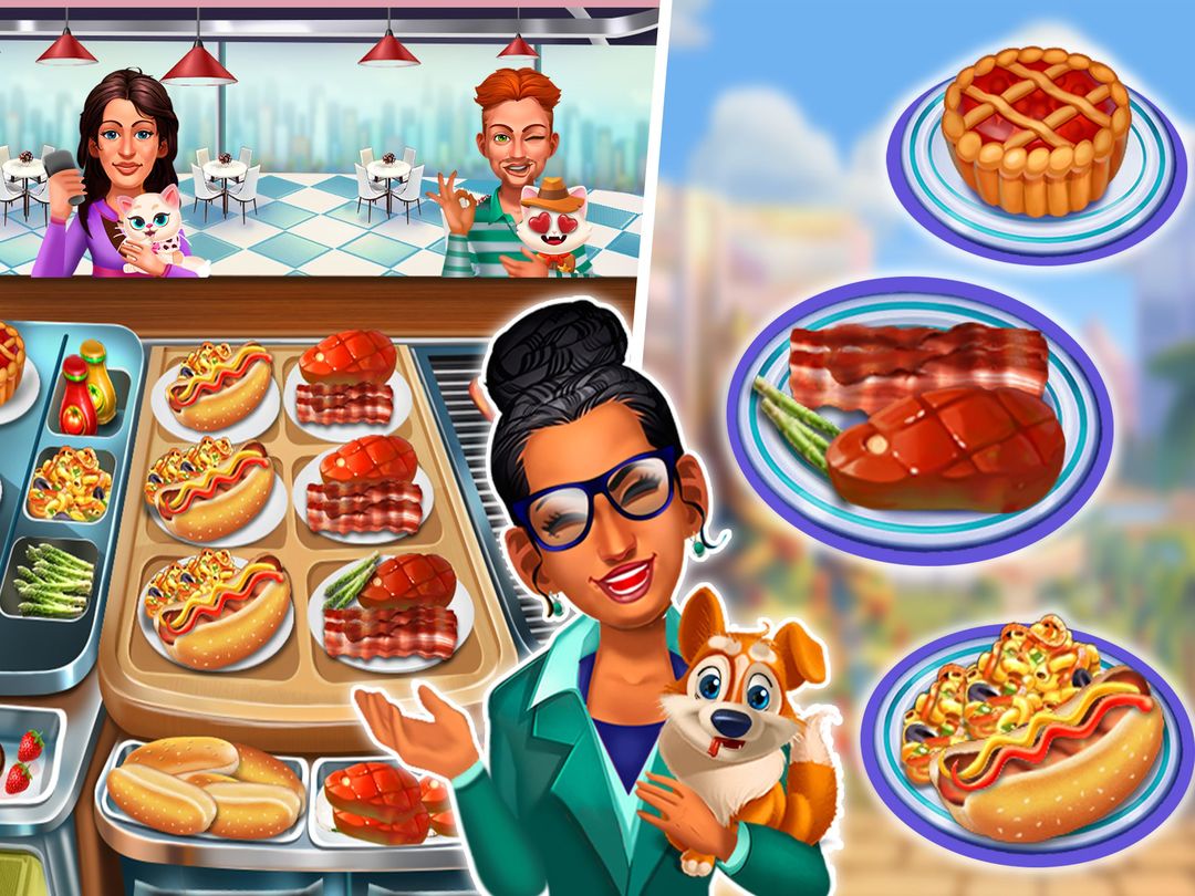 宠物咖啡馆-动物餐厅疯狂烹饪游戏遊戲截圖