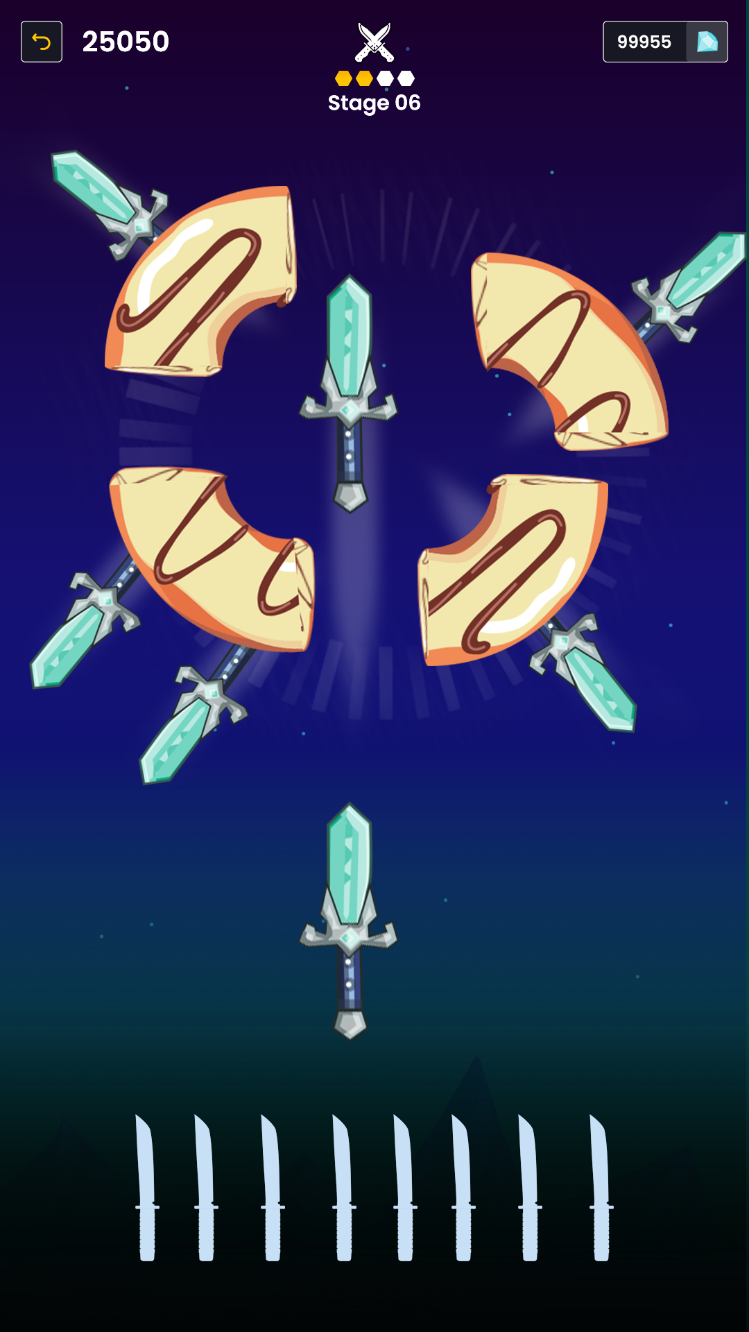 Knife Aim Hit Throwing Games mobile Android PreregisterTapTap