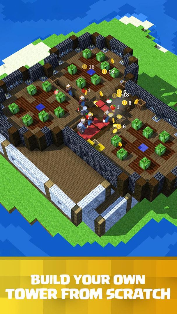 Idle Block Craft - Tower Of Babel screenshot game