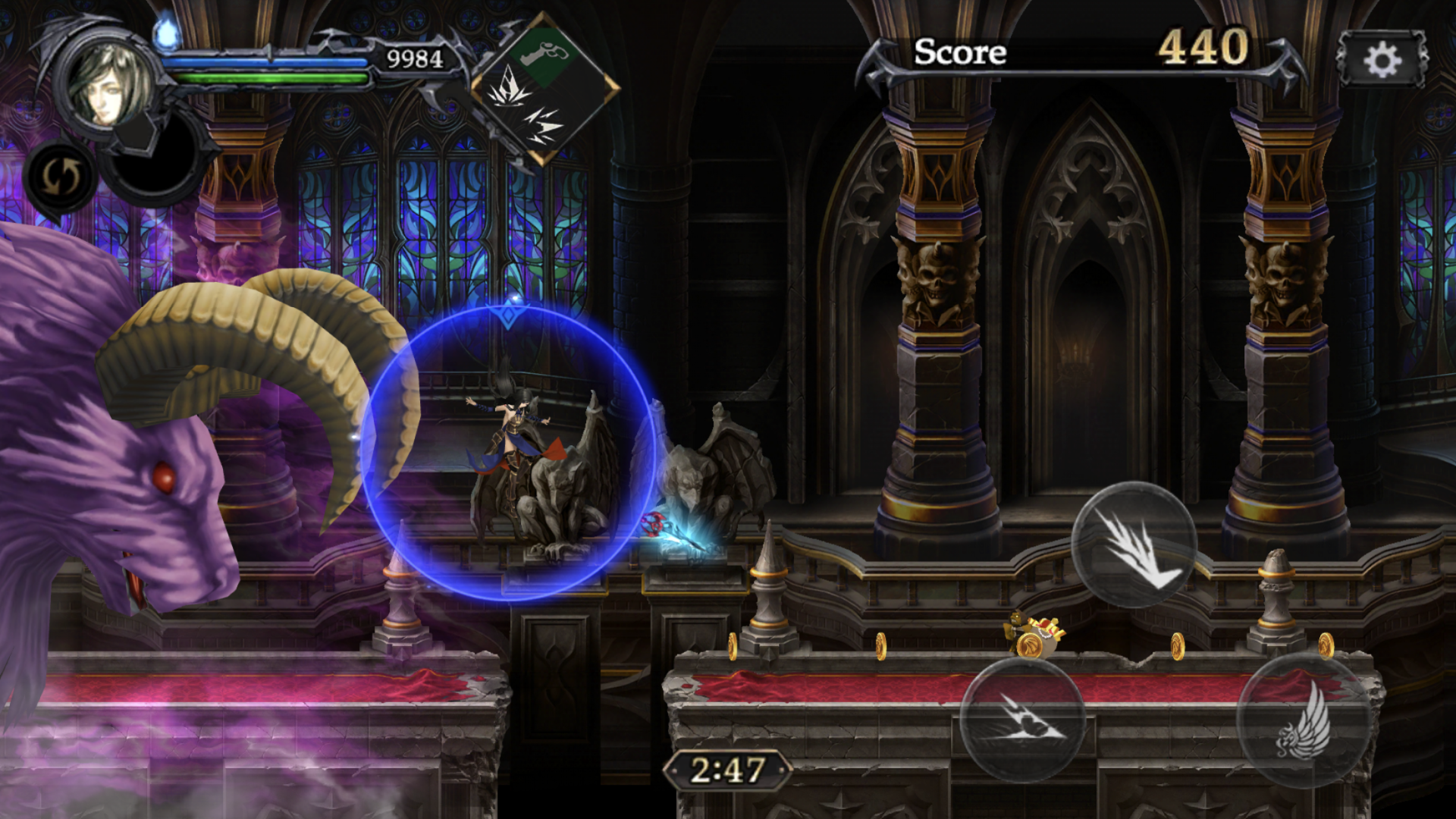Screenshot of Castlevania Grimoire of Souls