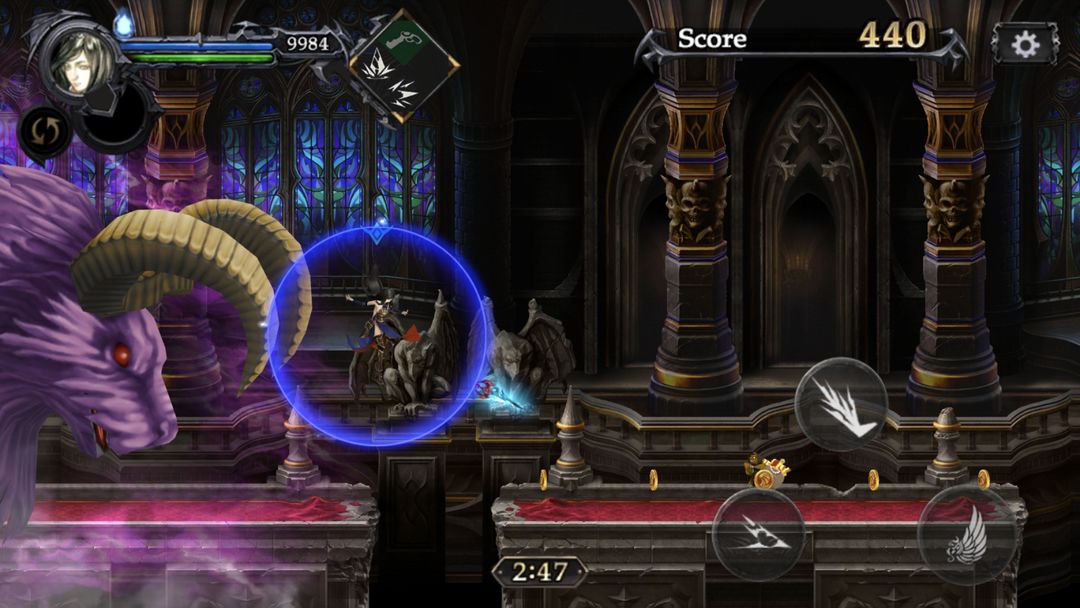 Screenshot of Castlevania Grimoire of Souls