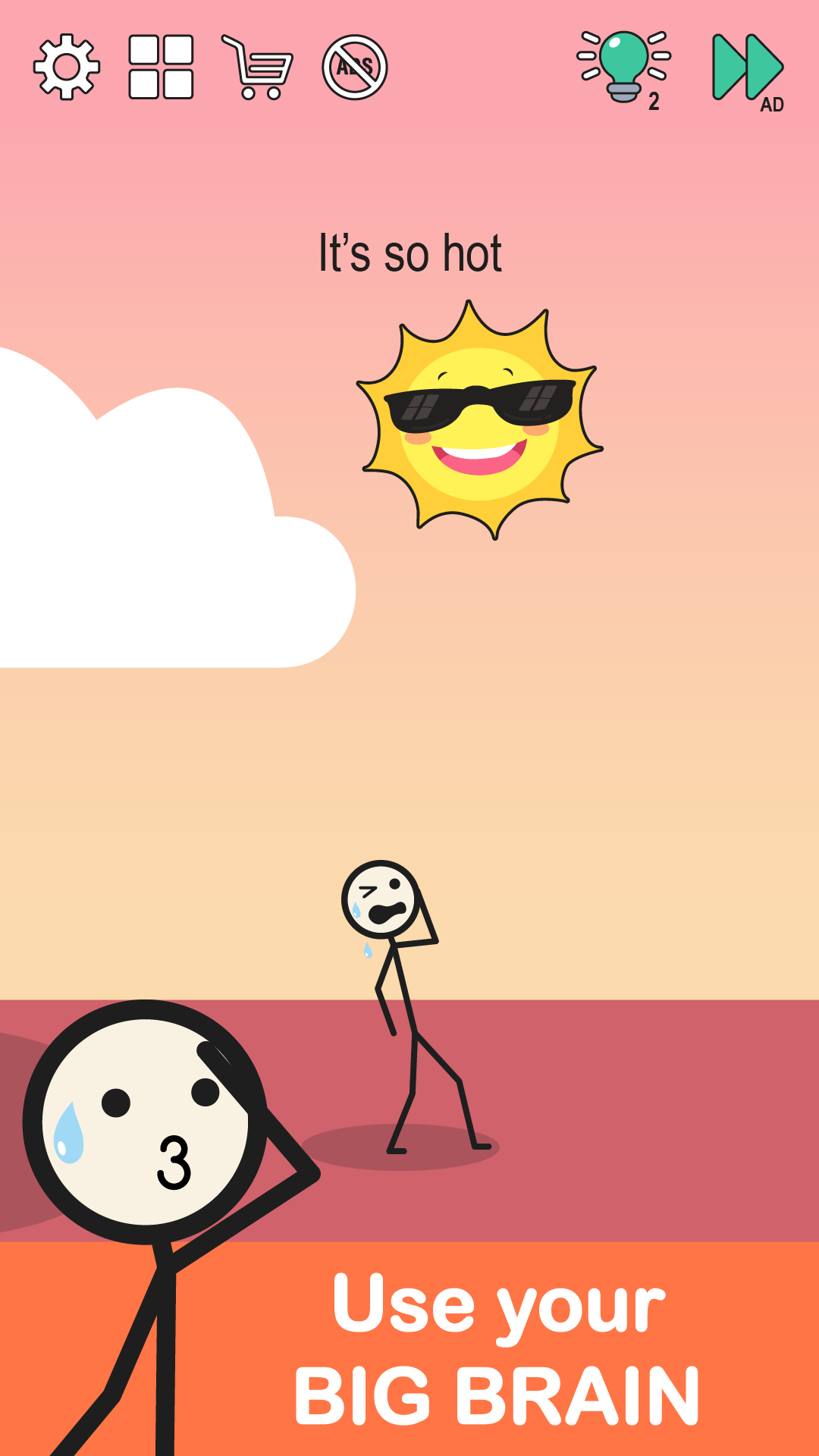 Brain Challenge - Think Outside Game Screenshot