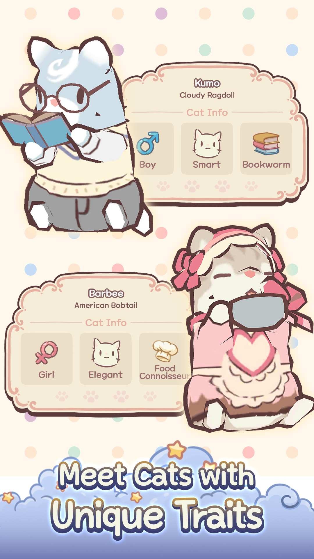 Cuplikan Layar Game Cats & Soup: Merge MagicRecipe