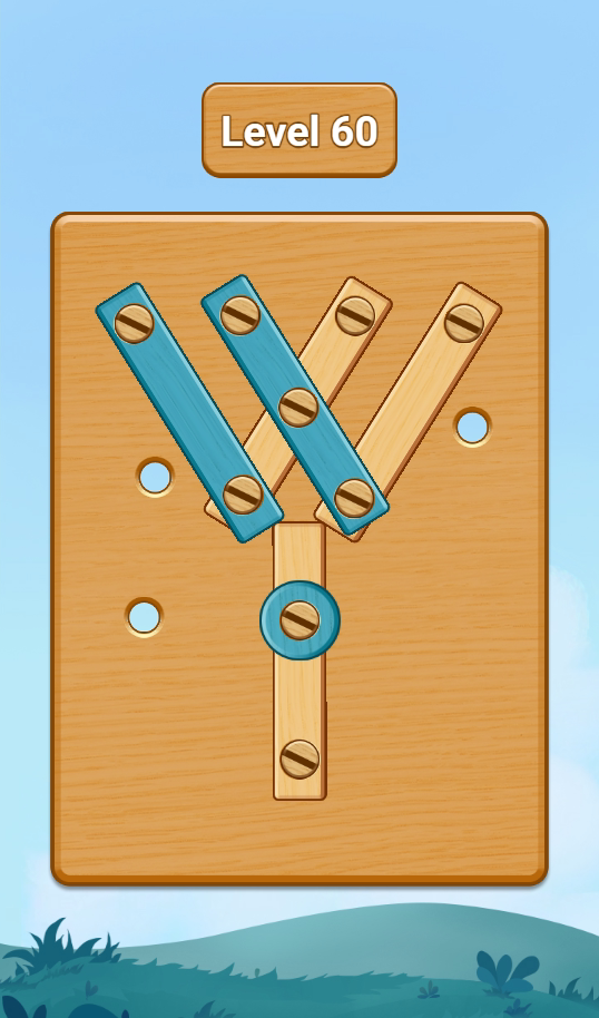 Cuplikan Layar Game Nuts & Bolts: Wood Puzzle Game