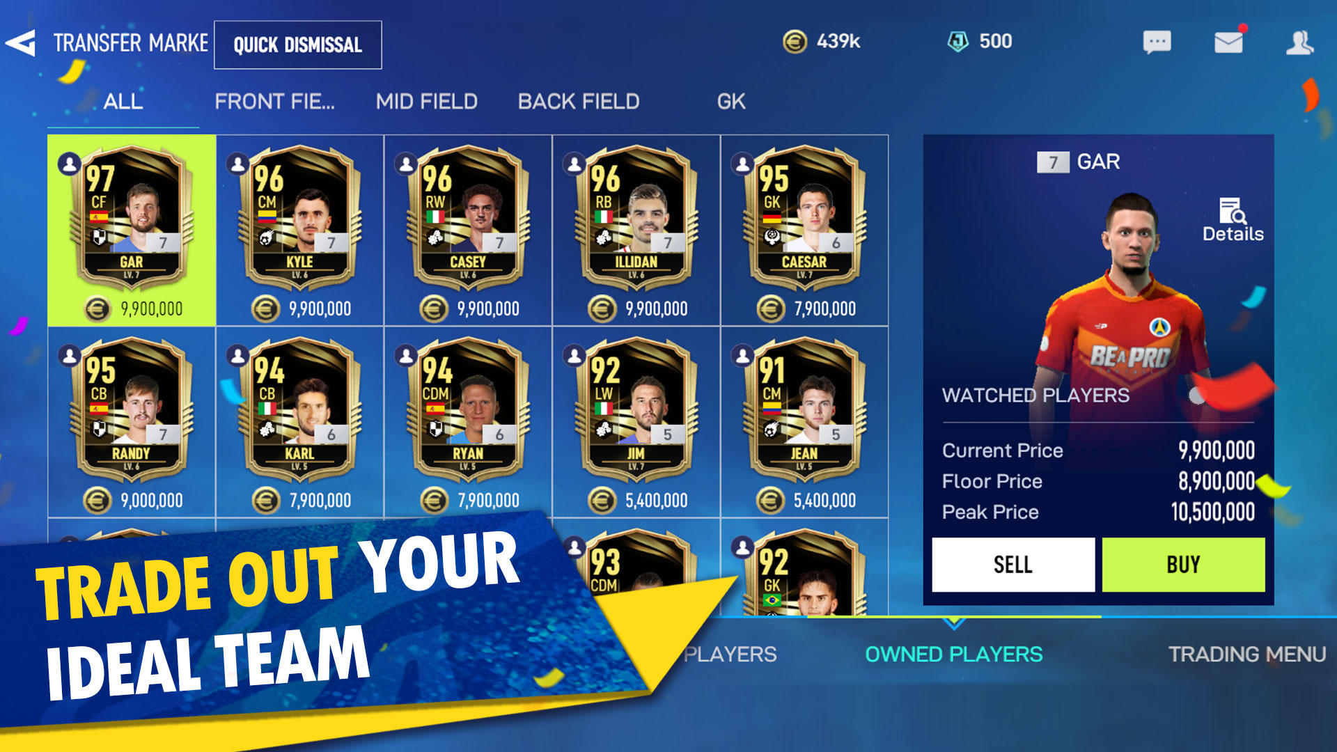 Be a Pro - Football Game Screenshot