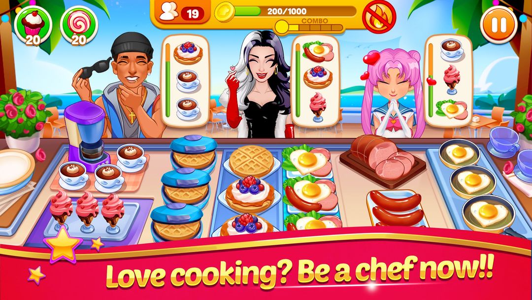 Cooking Tasty Chef : Frenzy Madness Cooking Games screenshot game