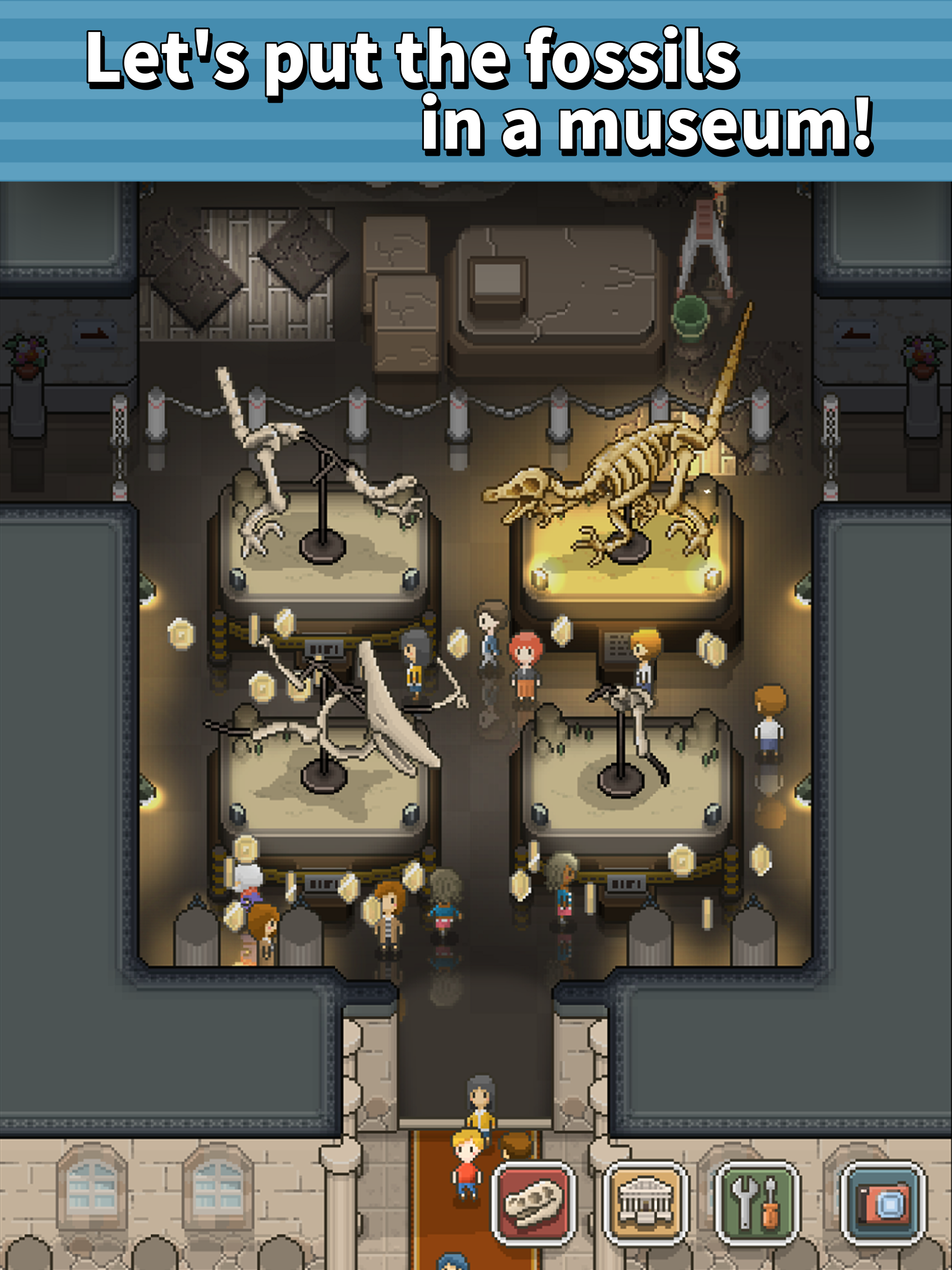 Скриншот игры TAP! DIG! MY MUSEUM!