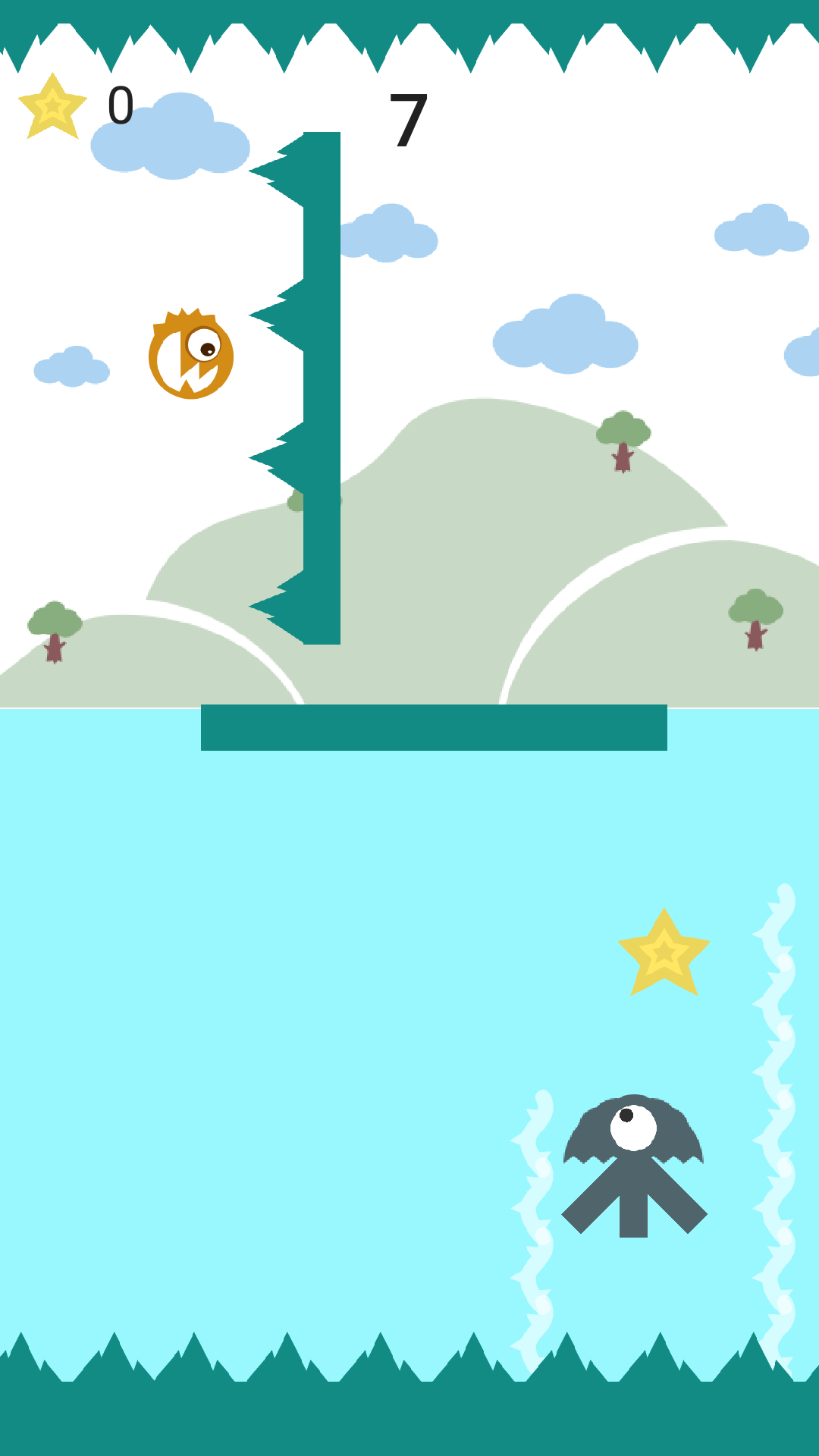 Monster Hop Game Screenshot