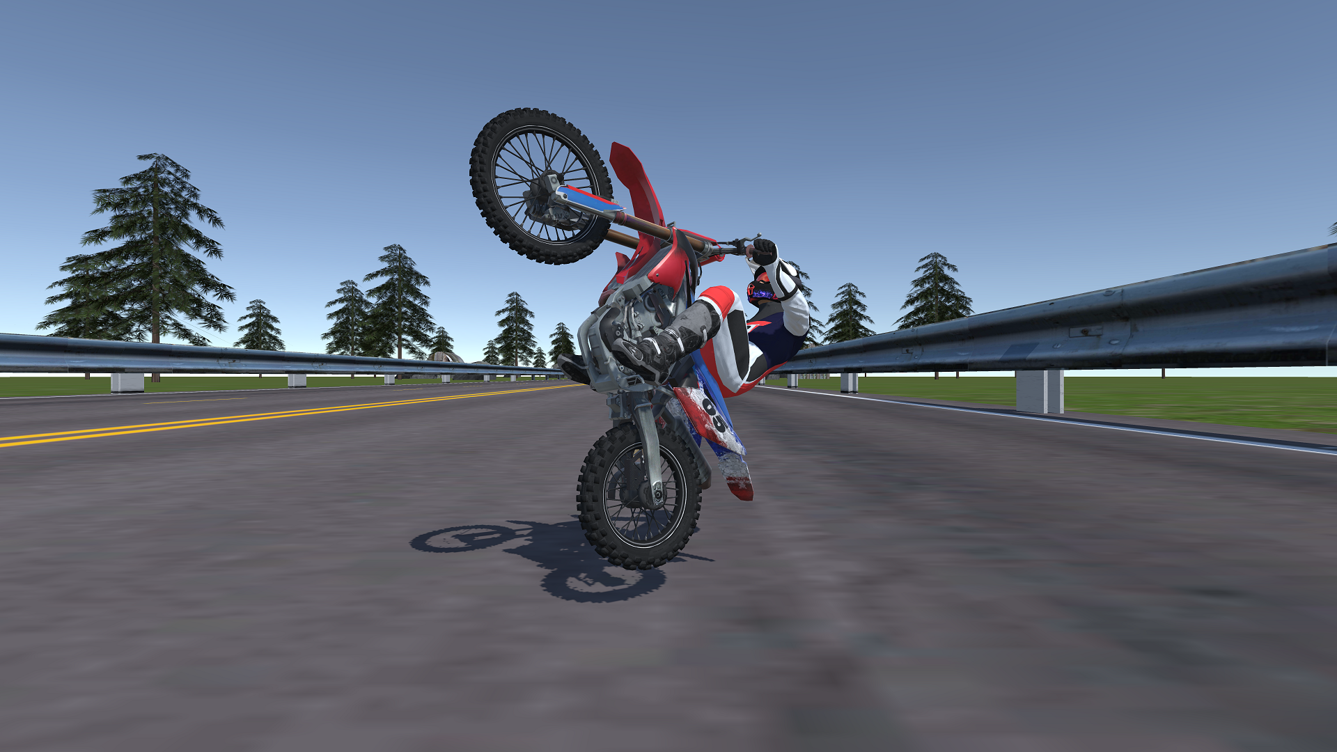 Grau Stunt Wheelie Bikes M X 게임 스크린 샷