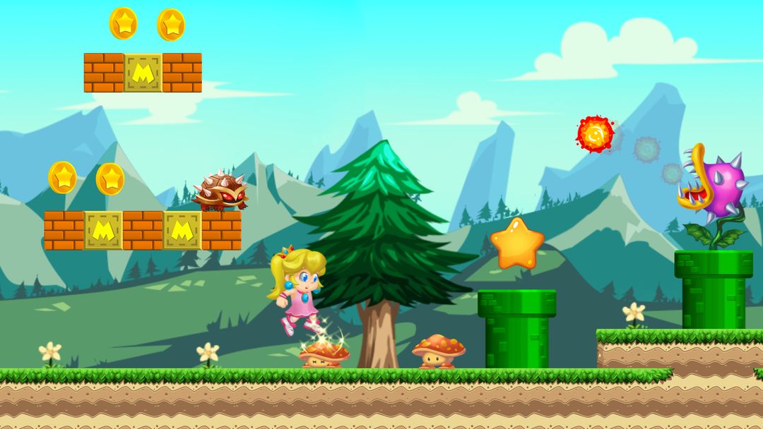 Screenshot of Super Elle's World: Free Games Classic Run