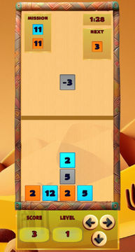 Ishango: math block puzzle Game Screenshot