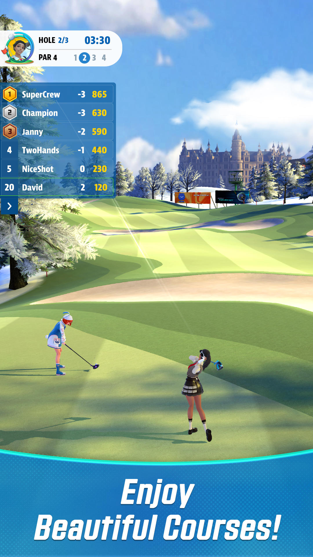 Golf Super Crew - Golf Game Game Screenshot