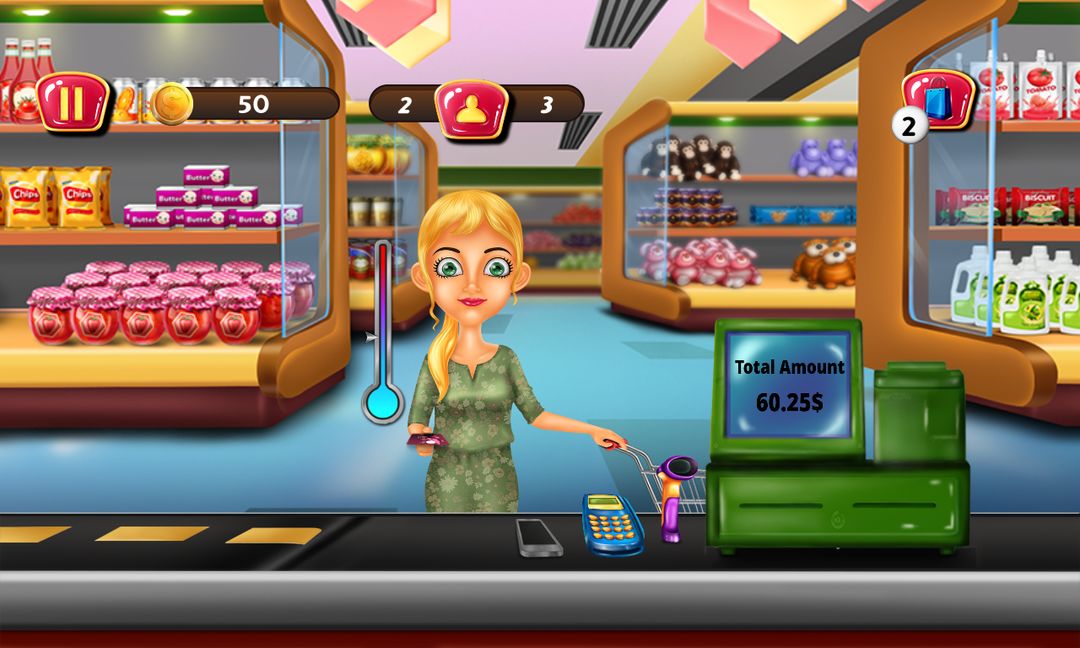 Supermarket Cashier Kids Games遊戲截圖