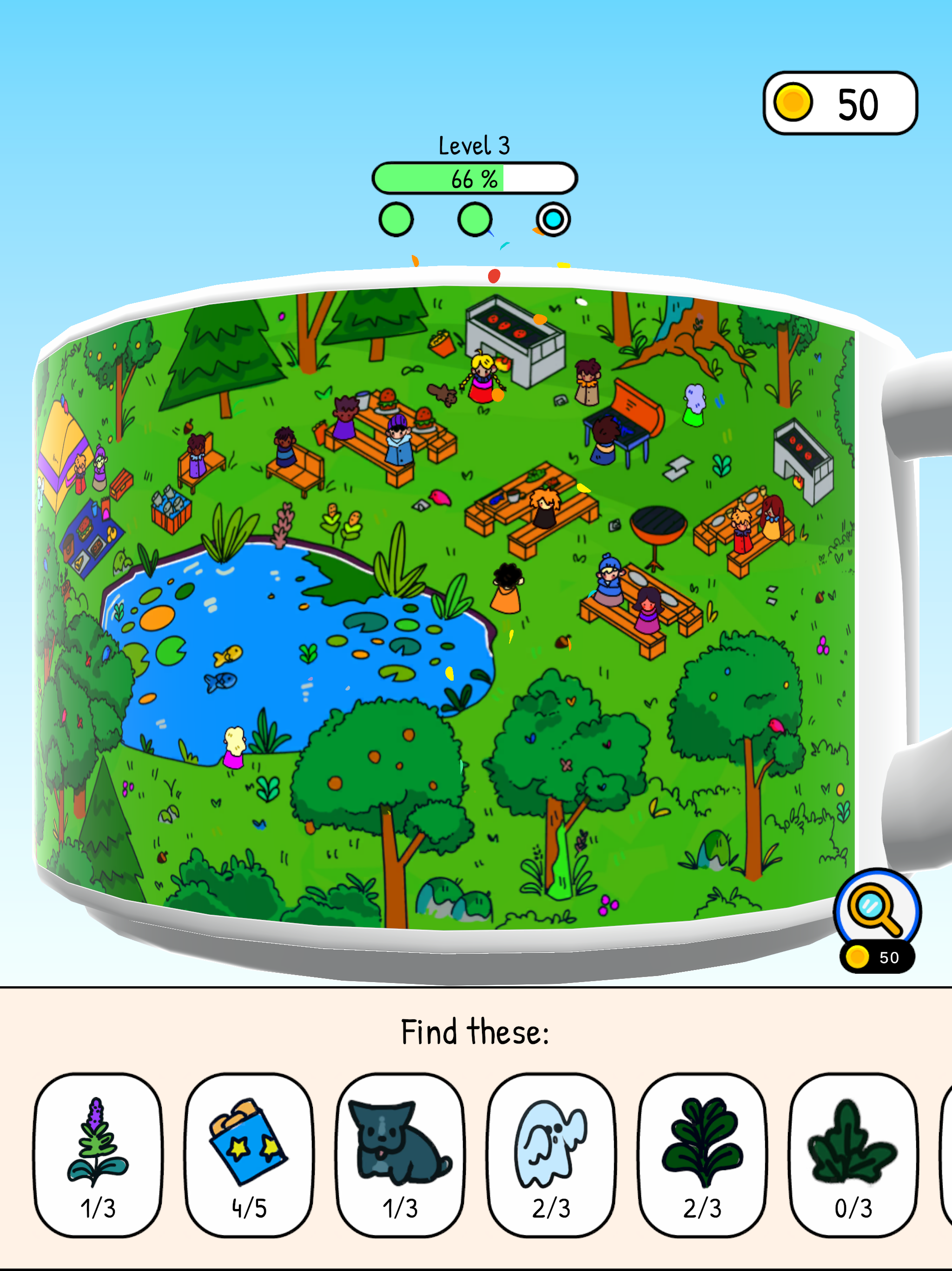 Cuplikan Layar Game Hidden Art 3D