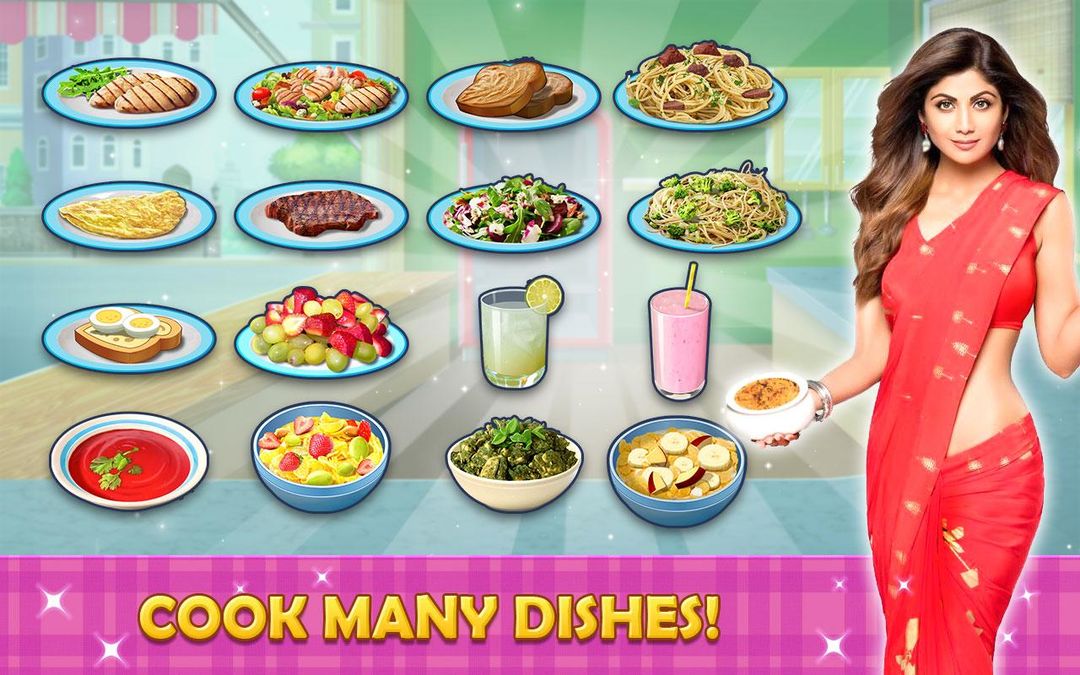 Screenshot of Shilpa Shetty : Domestic Diva - Cooking Diner Cafe